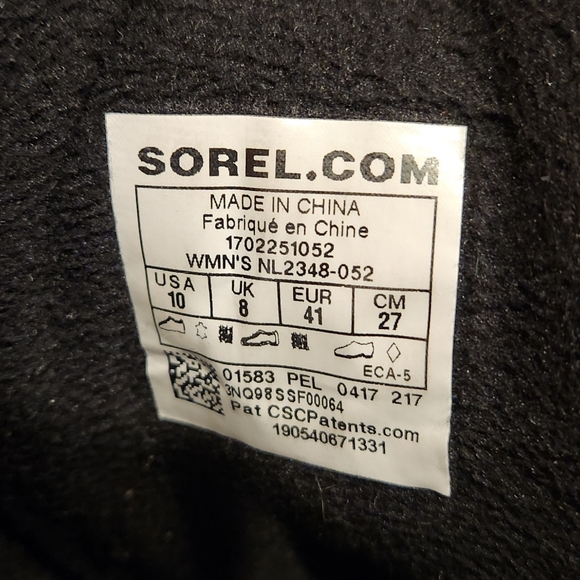 Sorel Women's Slimpack Lace II Waterproof Insulated Boot - size 10 - Picture 7 of 11